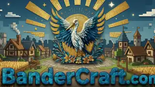 ➔BanderCraft.com - Український Minecraft сервер✙ - банер сервера