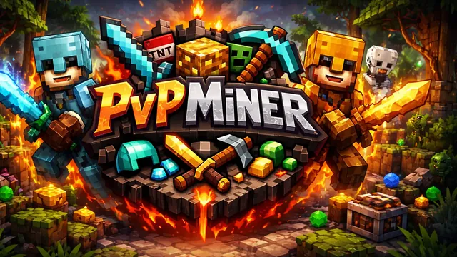 ⚔️PvpMiner⚔️ - Накраща ПВП арена