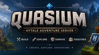 Quasium Hytale - банер сервера